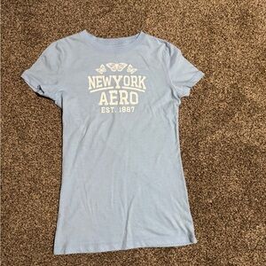 Aeropostale Blue Classic Crew Tee